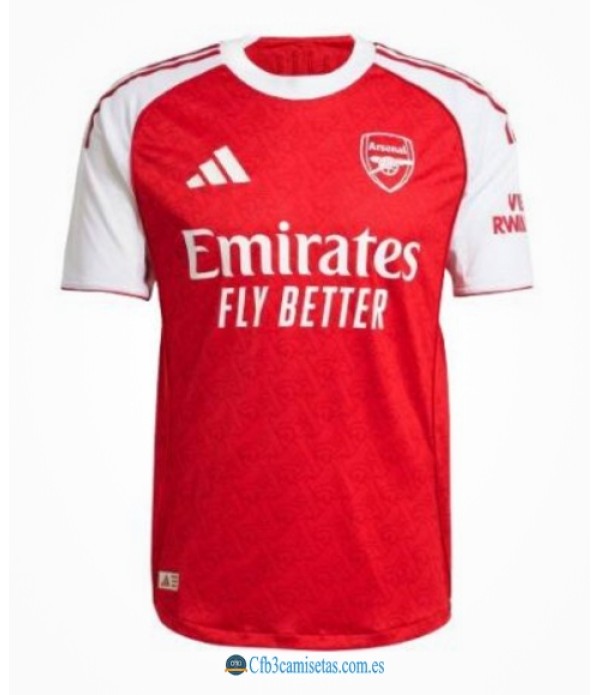 CFB3-Camisetas Arsenal 1a equipación 2025/26 - authentic