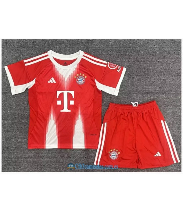 CFB3-Camisetas Bayern munich 1a equipación 2025/26 - niÑos