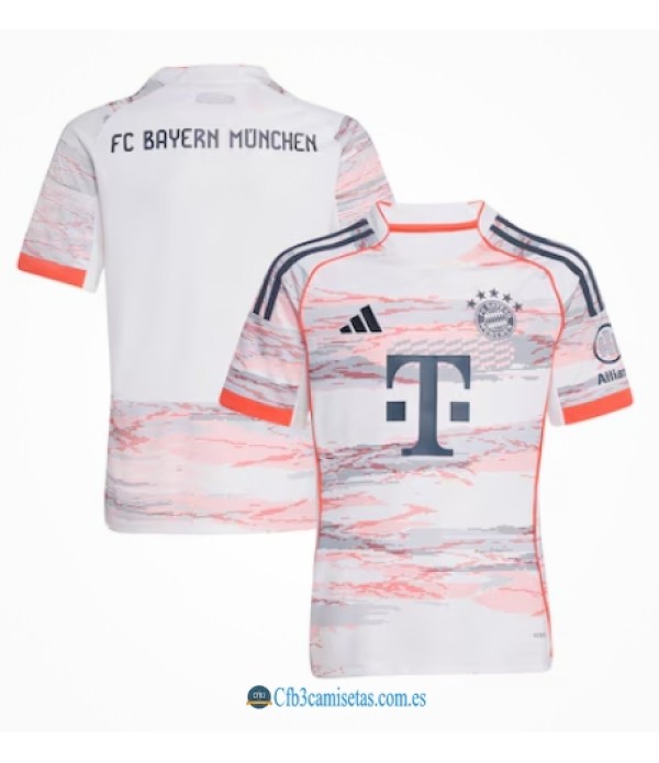 CFB3-Camisetas Bayern munich 2a equipación 2025/26