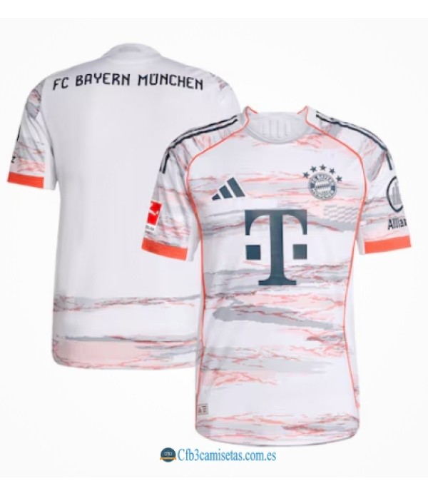 CFB3-Camisetas Bayern munich 2a equipación 2025/26 - authentic