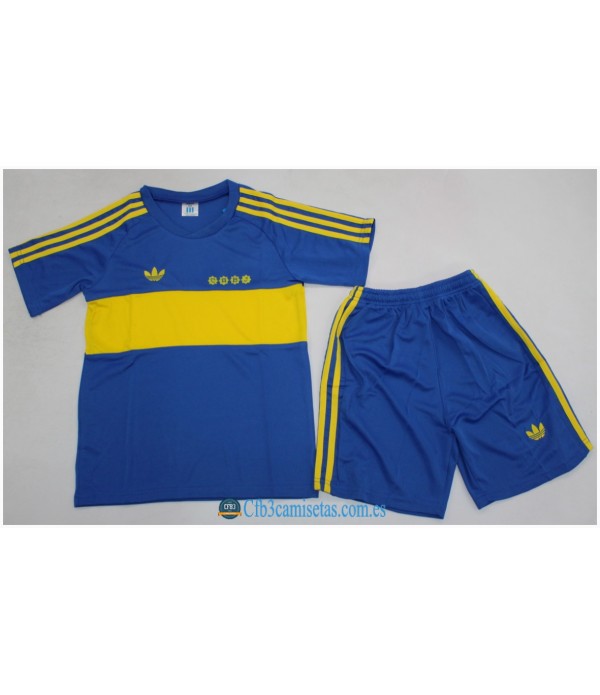 CFB3-Camisetas Boca juniors 1a equipación 1981-niÑos