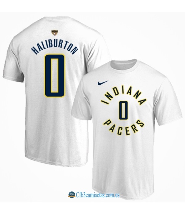 CFB3-Camisetas Camiseta indiana pacers-tyrese haliburton white
