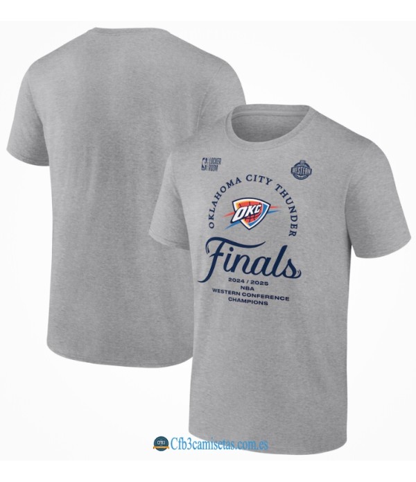 CFB3-Camisetas Camiseta oklahoma city thunder - finals gray