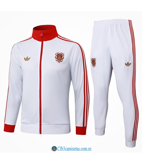 CFB3-Camisetas Chándal bayern munich 125th 2025/26-white （cremallera larga