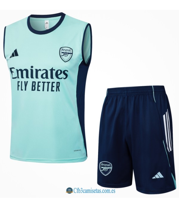 CFB3-Camisetas Chalecobermudas arsenal 25/26-green