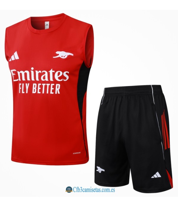 CFB3-Camisetas Chalecobermudas arsenal 25/26-red