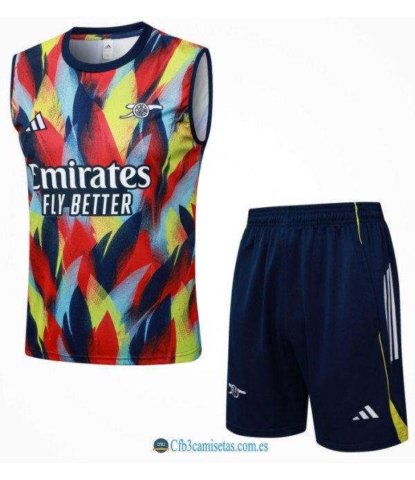 CFB3-Camisetas Chalecobermudas arsenal 25/26-vistoso