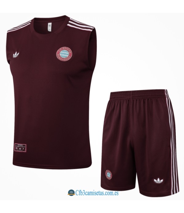 CFB3-Camisetas Chalecobermudas bayern munich 2025/26-retro red