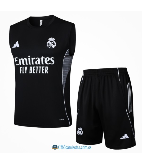 CFB3-Camisetas Chalecobermudas real madrid 25/26-black