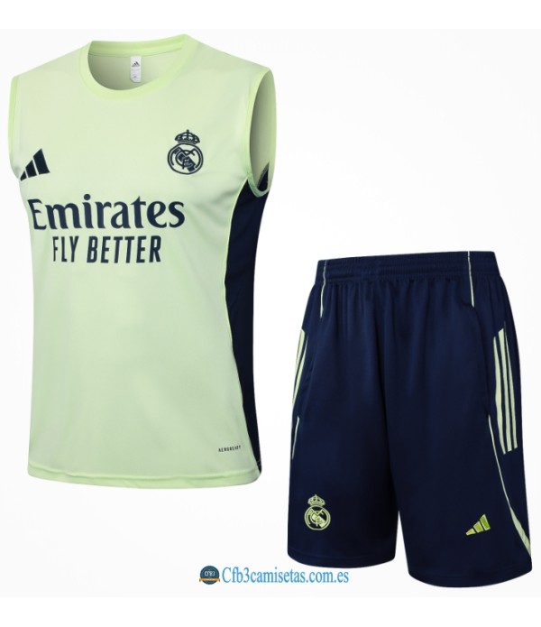 CFB3-Camisetas Chalecobermudas real madrid 25/26-green