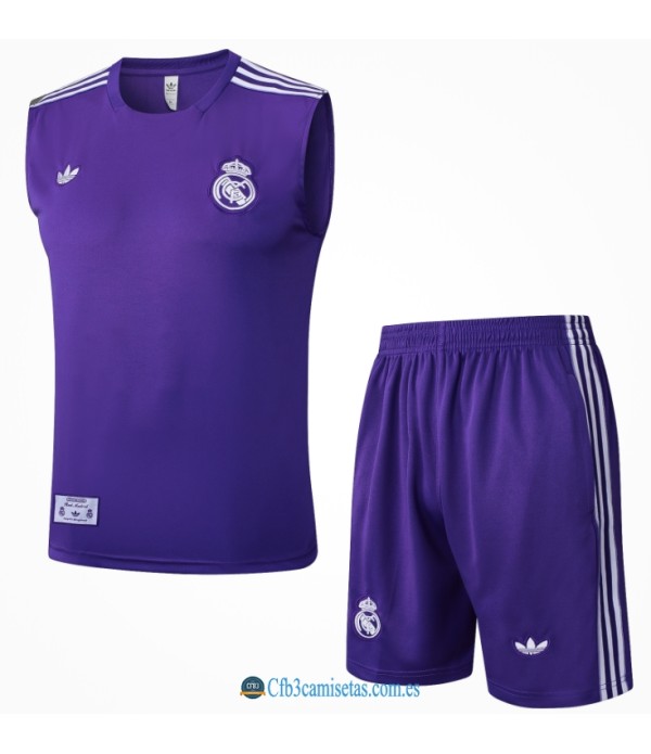 CFB3-Camisetas Chalecobermudas real madrid 25/26-retro purple