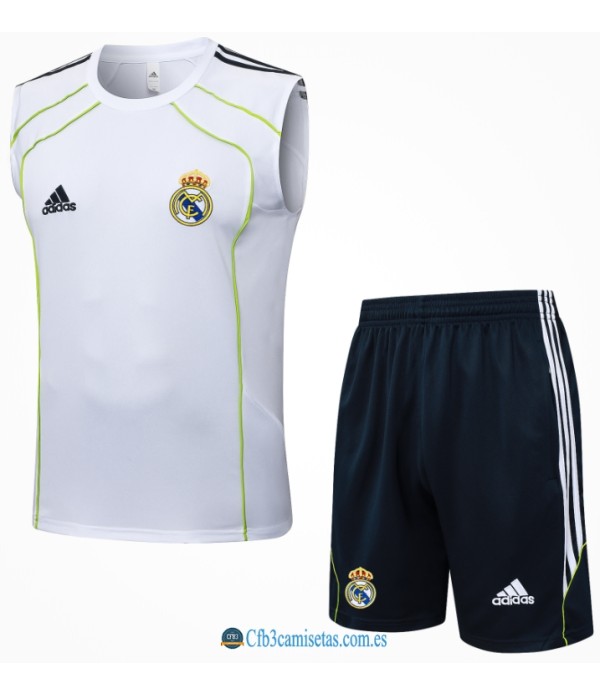 CFB3-Camisetas Chalecobermudas real madrid 25/26-white with green