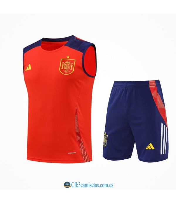 CFB3-Camisetas Conjunto de camiseta del españa 2025 roja