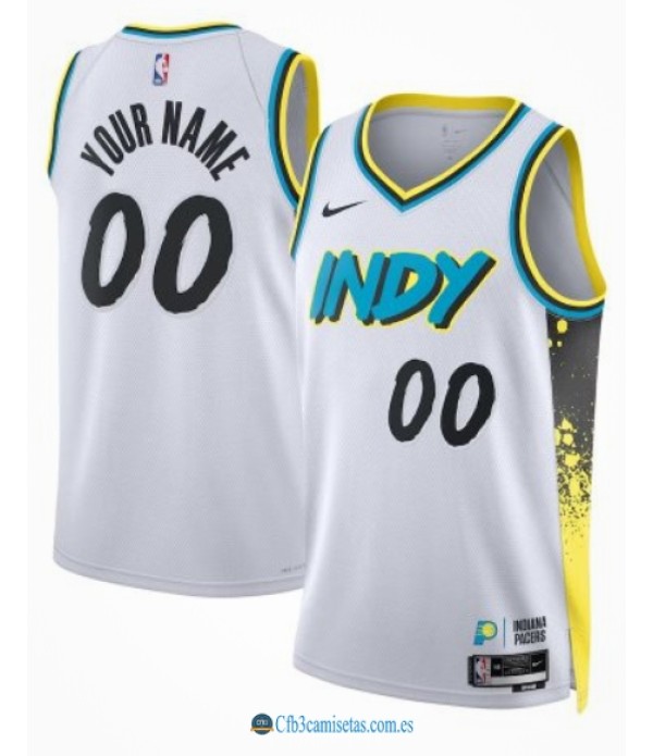 CFB3-Camisetas Custom indiana pacers 2024/25 - city