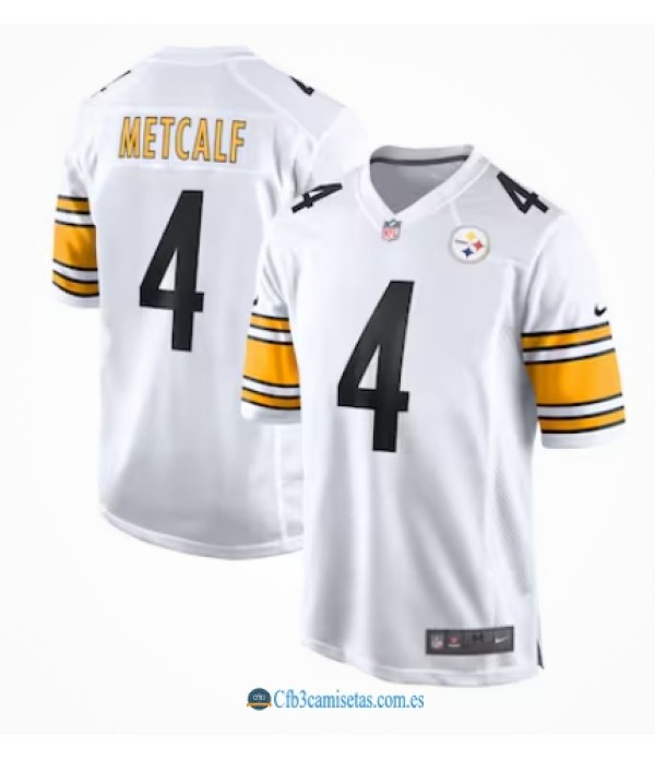 CFB3-Camisetas Dk metcalf pittsburgh steelers - white