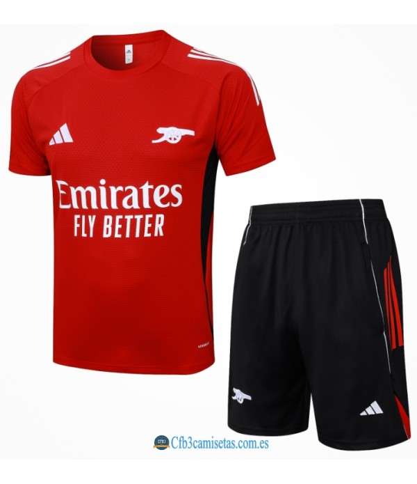 CFB3-Camisetas Kit entrenamiento arsenal 25/26-red