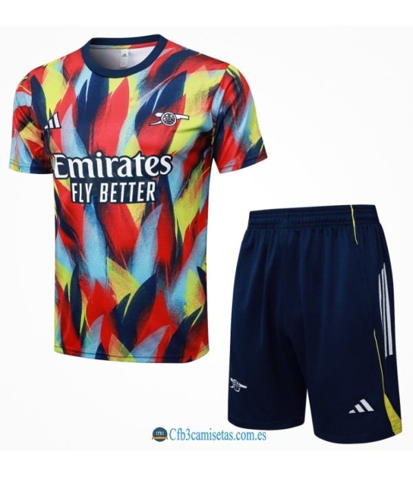 CFB3-Camisetas Kit entrenamiento arsenal 25/26-vistoso