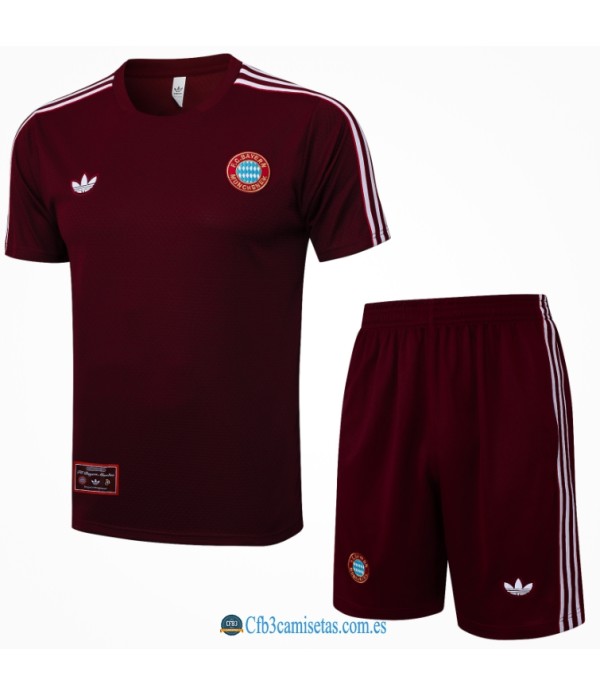 CFB3-Camisetas Kit entrenamiento bayern munich 2025/26-retro red