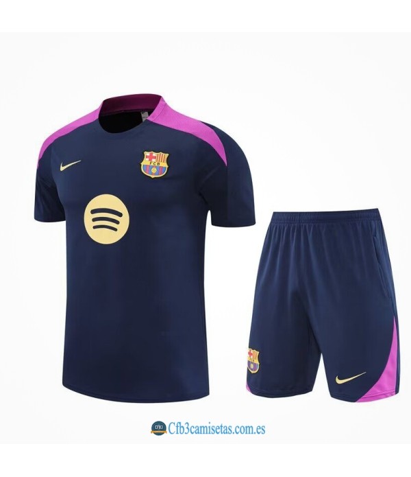 CFB3-Camisetas Kit entrenamiento fc barcelona 2025/26 azul