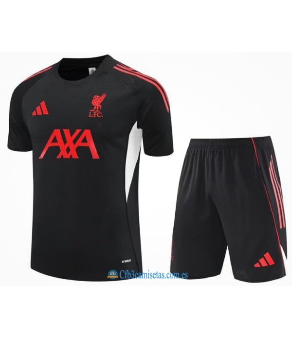 CFB3-Camisetas Kit entrenamiento liverpool fc 2025/26 black