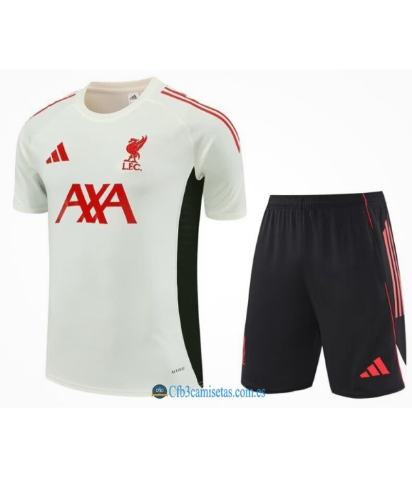 CFB3-Camisetas Kit entrenamiento liverpool fc 2025/26 white
