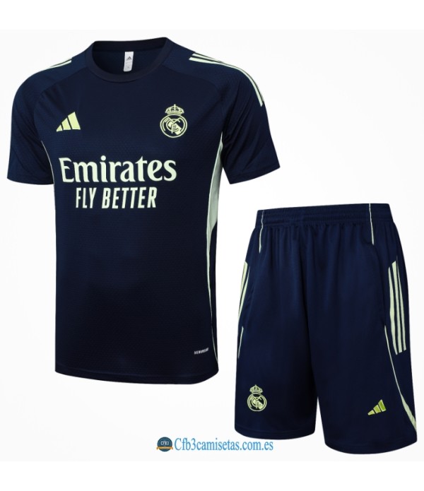 CFB3-Camisetas Kit entrenamiento real madrid 2025/26-dark bule