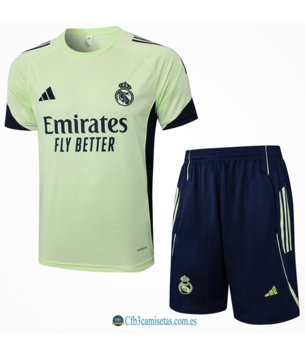 CFB3-Camisetas Kit entrenamiento real madrid 2025/26-light green