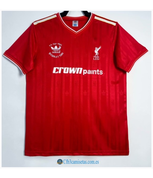 CFB3-Camisetas Liverpool 1a equipación f.a. cup final 1985/86