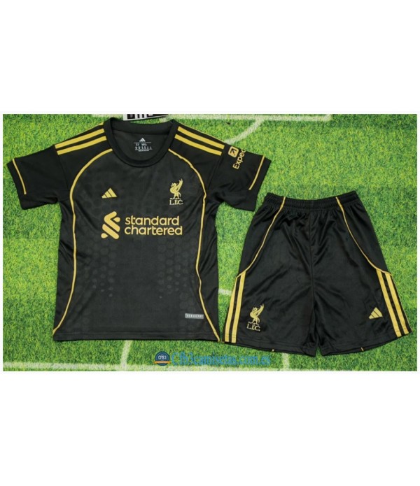 CFB3-Camisetas Liverpool 3a equipación 2025/26 - niÑos