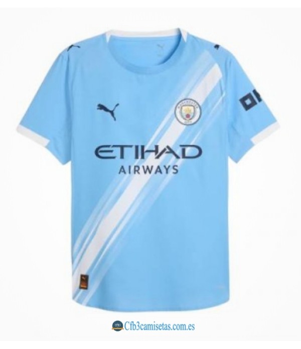 CFB3-Camisetas Manchester city 1a equipación 2025/26 - authentic