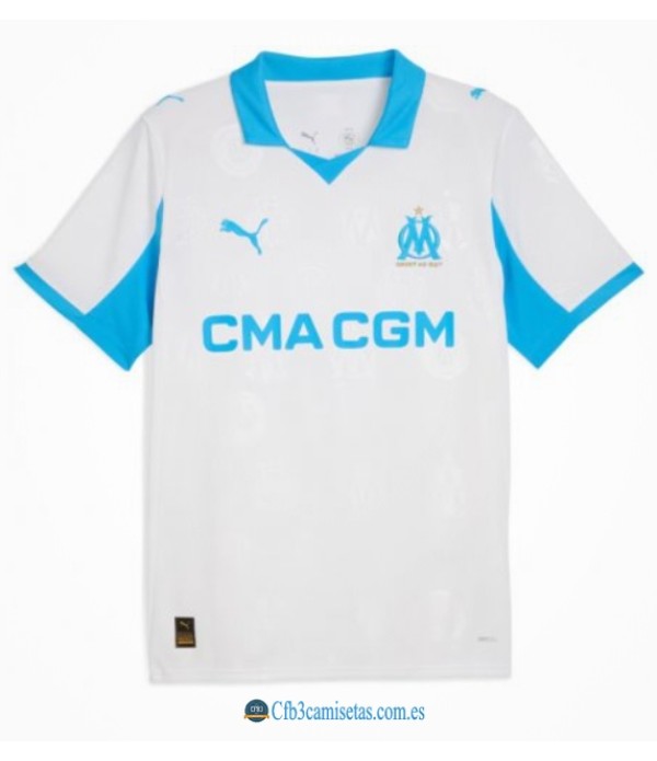 CFB3-Camisetas Olympique marsella 1a equipación 2025/26