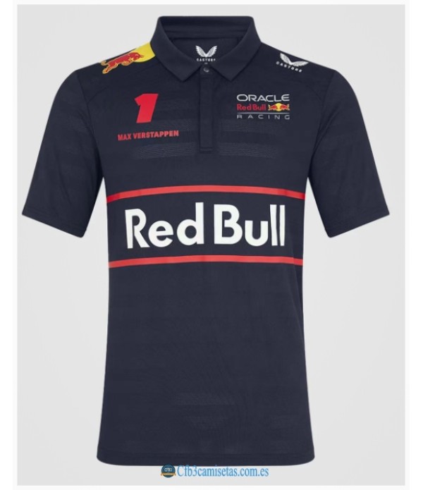 CFB3-Camisetas Polo oracle red bull racing 2025 - max verstappen