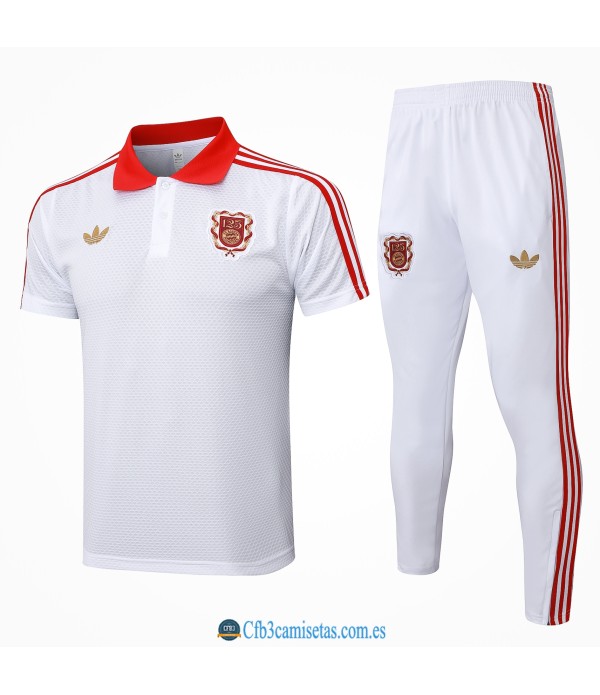 CFB3-Camisetas Polo pantalones bayern munich 125th 2025/26-white