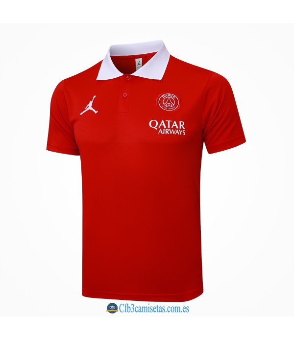 CFB3-Camisetas Polo psg camisetas 2025/26-rojo