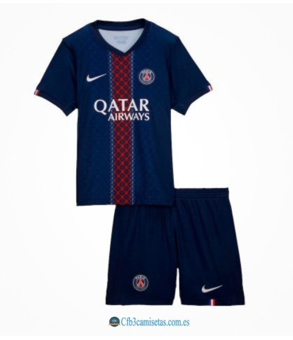CFB3-Camisetas Psg 1a equipación 2025/26 - niÑos