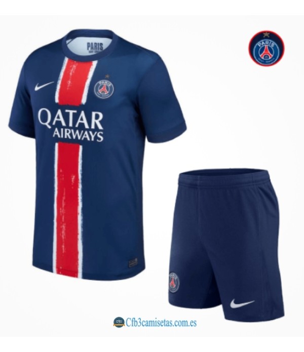 CFB3-Camisetas Psg champions 2025 kit junior