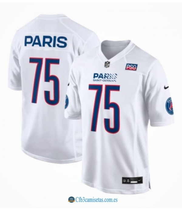 CFB3-Camisetas Psg x nfl nike game road jersey