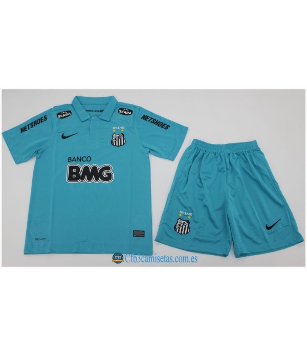 CFB3-Camisetas Santos 2a bule equipación 2012/13-niÑos