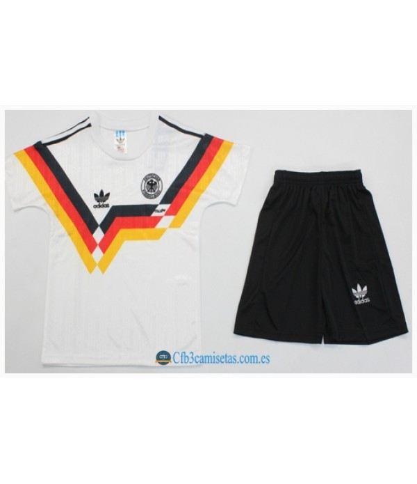 CFB3-Camisetas Alemania 1a equipación 1990 - niÑos