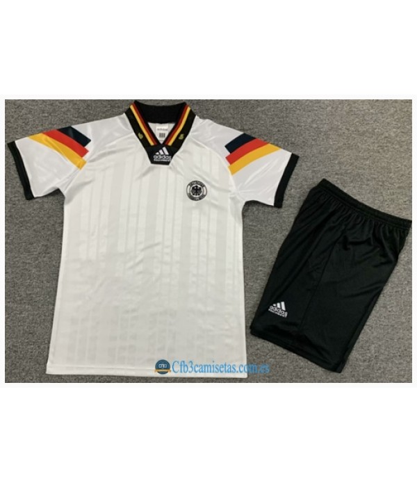 CFB3-Camisetas Alemania 1a equipación 1992 - niÑos