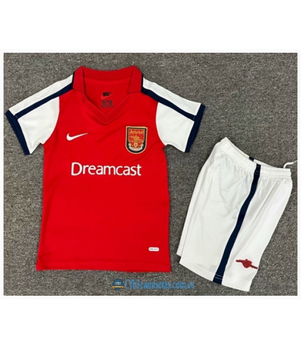 CFB3-Camisetas Arsenal 1a equipación 00/02 - niÑos