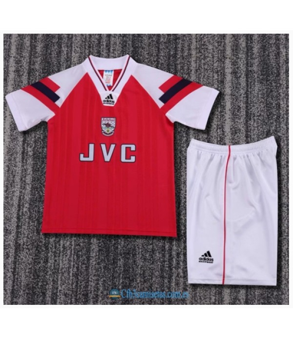 CFB3-Camisetas Arsenal 1a equipación 92/94 - niÑos
