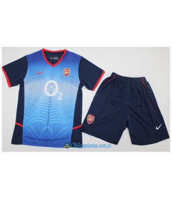 CFB3-Camisetas Arsenal 2a equipación 02/03 - niÑos