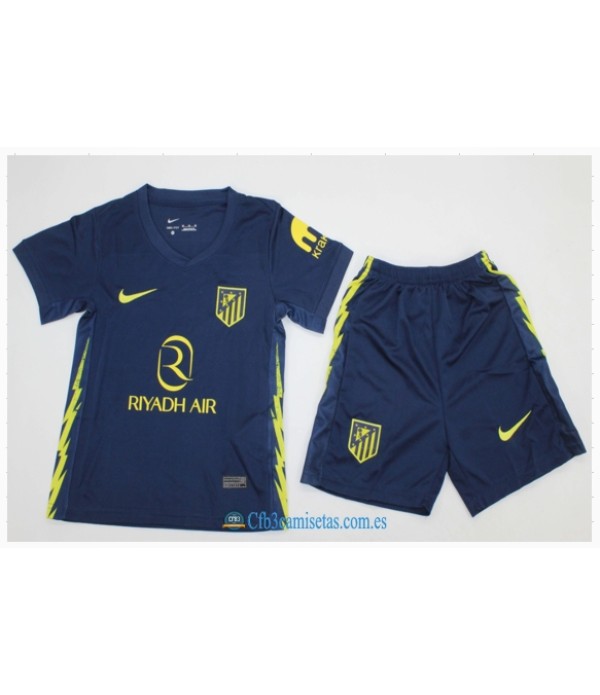 CFB3-Camisetas Atlético madrid 2a equipación 2025/26 - niÑos