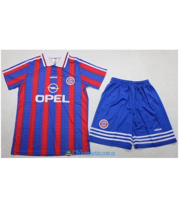 CFB3-Camisetas Bayern munich 1a equipación 95/97 - niÑos