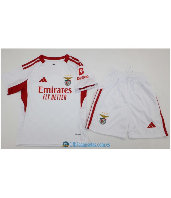 CFB3-Camisetas Benfica 3a equipación 2025/26 - niÑos