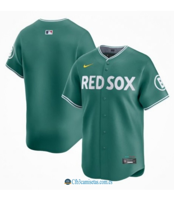 CFB3-Camisetas Boston red sox - green city connect