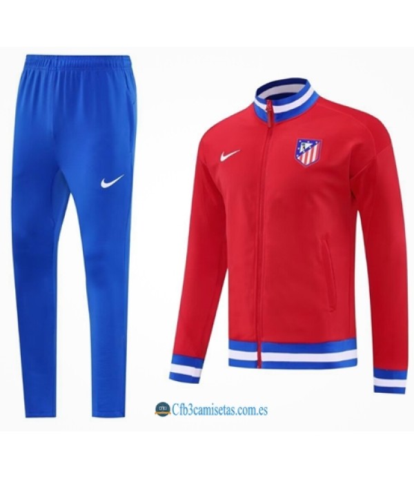 CFB3-Camisetas Chándal atlético madrid 2025/26 -red cremallera larga