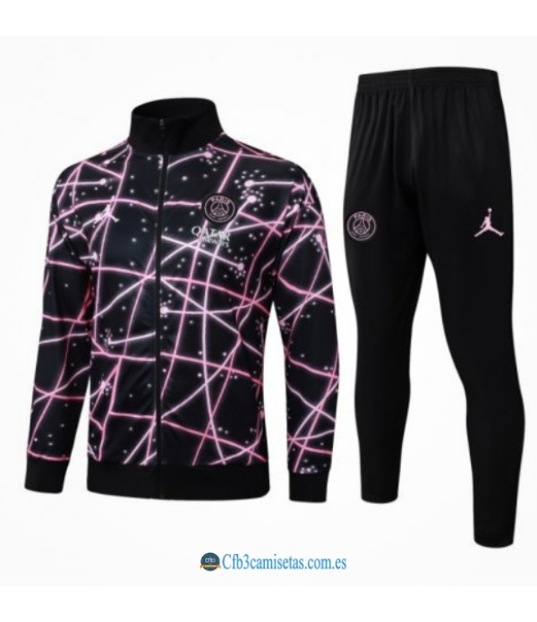 CFB3-Camisetas Chándal psg 2025/26 black starry sky long zipper