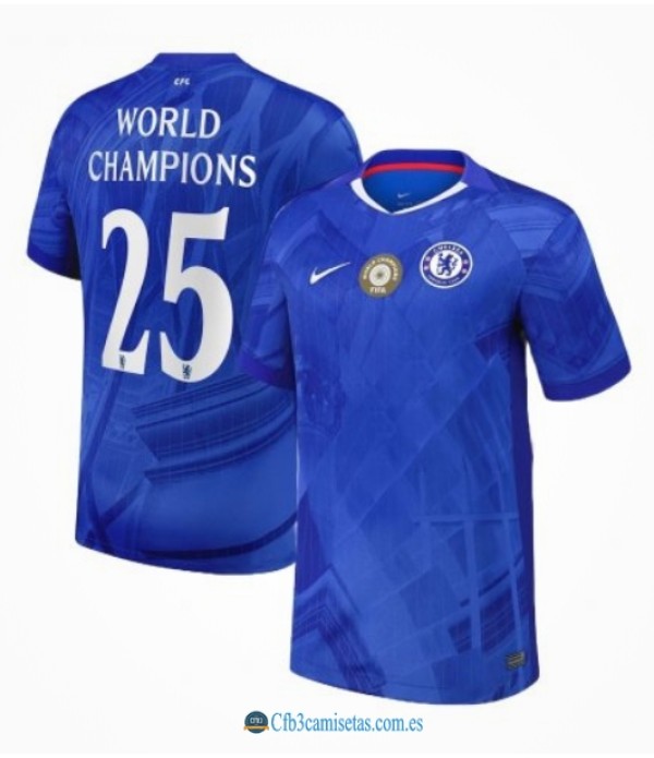 CFB3-Camisetas Chelsea 1a equipación 2025/26 copa world champions 25